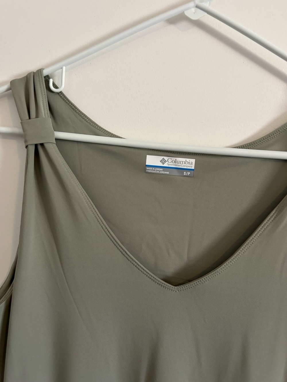 Columbia Olive Chill River Midi Dress with V-Neck Small ,NWT! - Picture 3 of 8